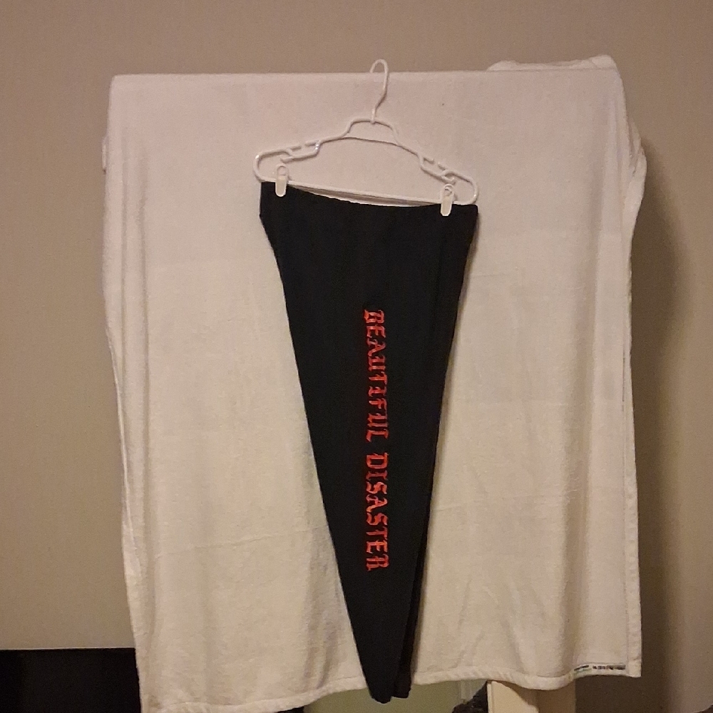 Beautiful Disaster Black Leggings